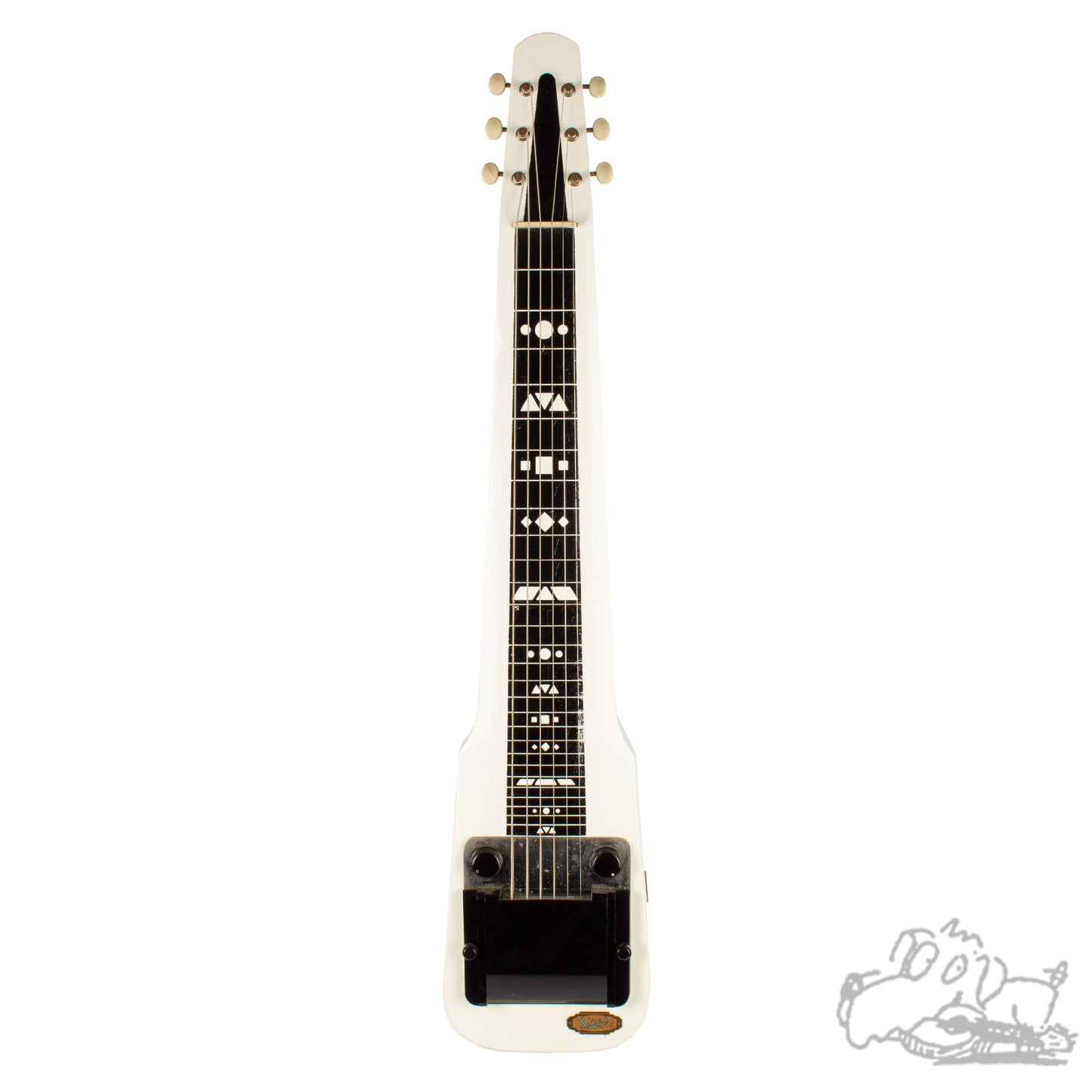 1941 Supro Comet White Lap Steel Guitar