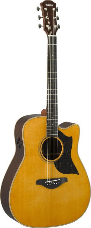 Yamaha A5R Acoustic Guitar - Vintage Natural with Hardshell Case - Display Model