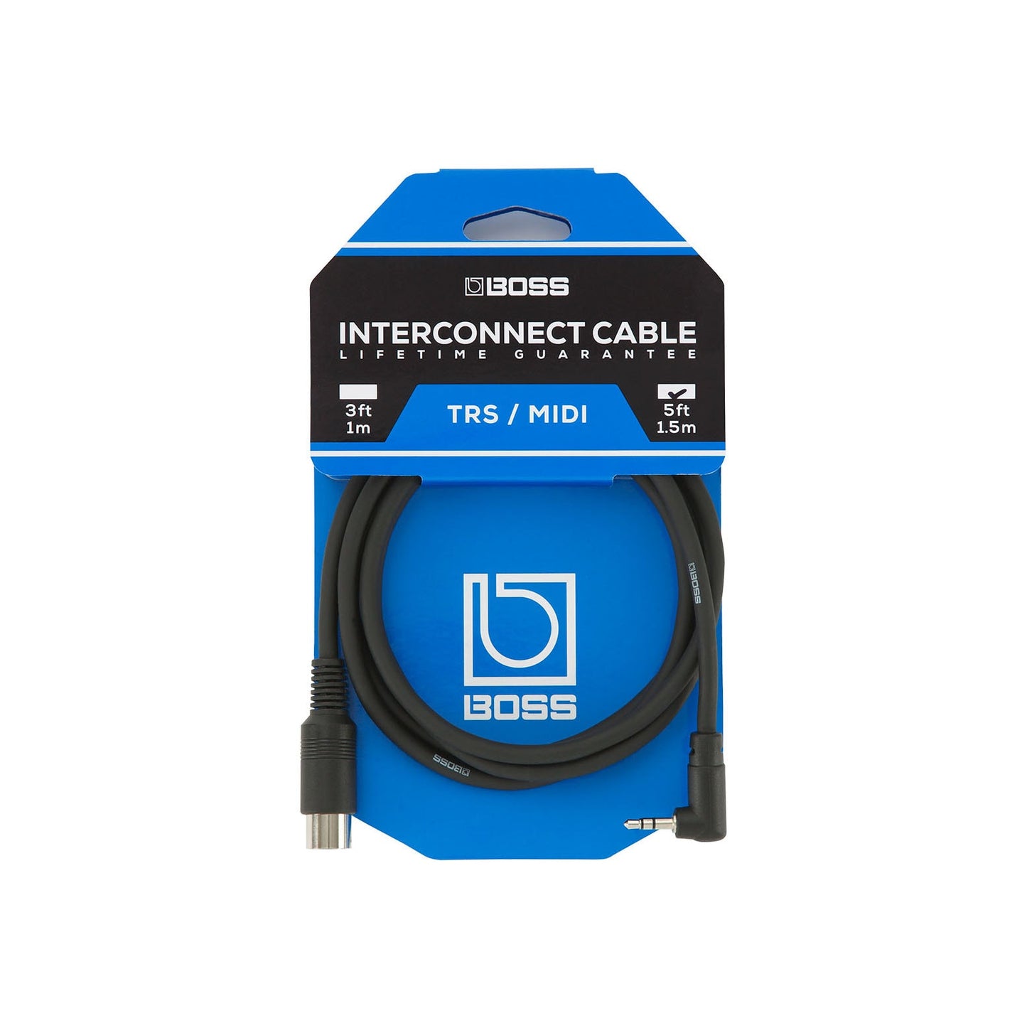 Boss Interconnect Cable TRS/Midi - 5 Ft