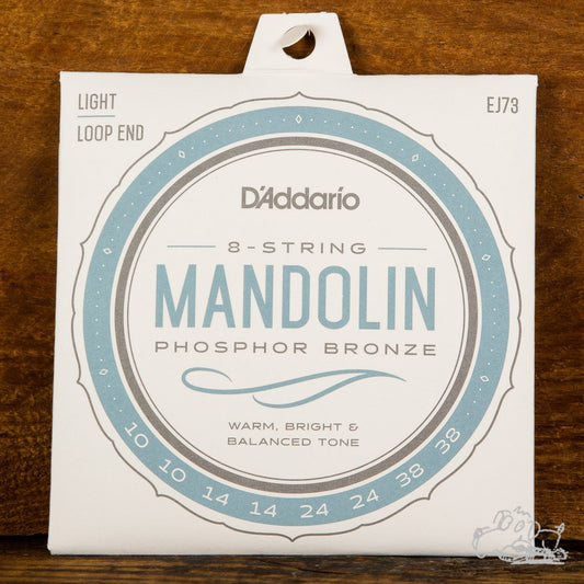 D'Addario Mandolin Strings Loop End