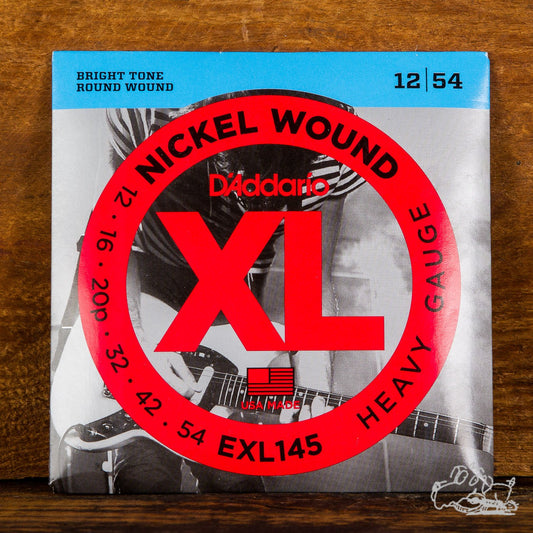 D'Addario XL Electric Guitar Strings Nickel Wound 12-54