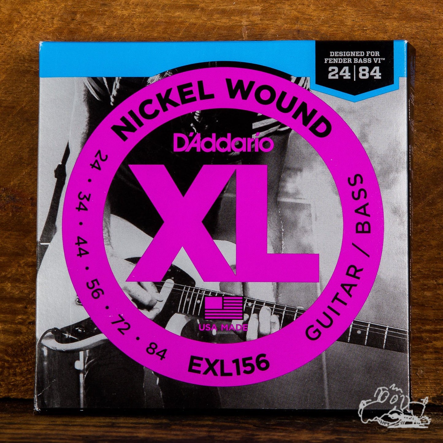 D'Addario XL Electric Bass VI Guitar Strings 24-84