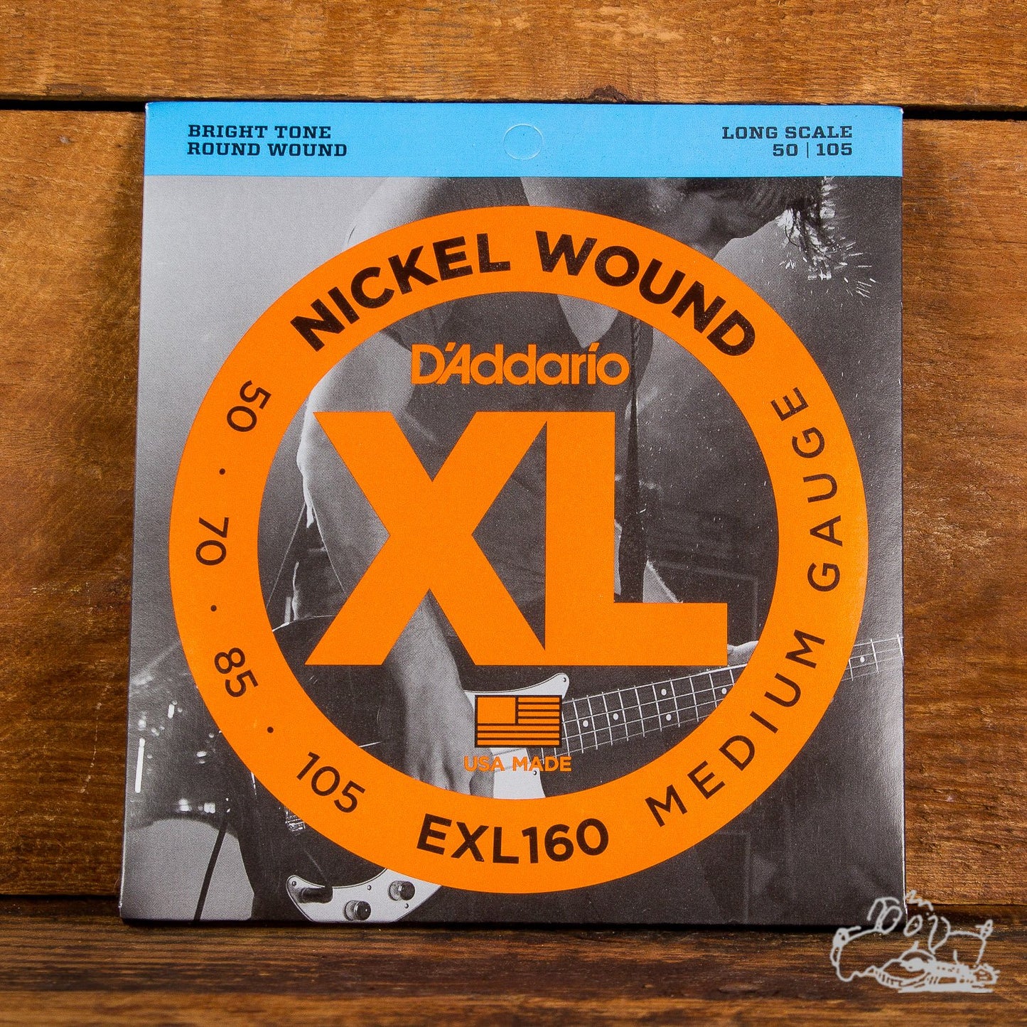 D'Addario XL Electric Bass Strings - Nickel Wound - Long Scale 50-105