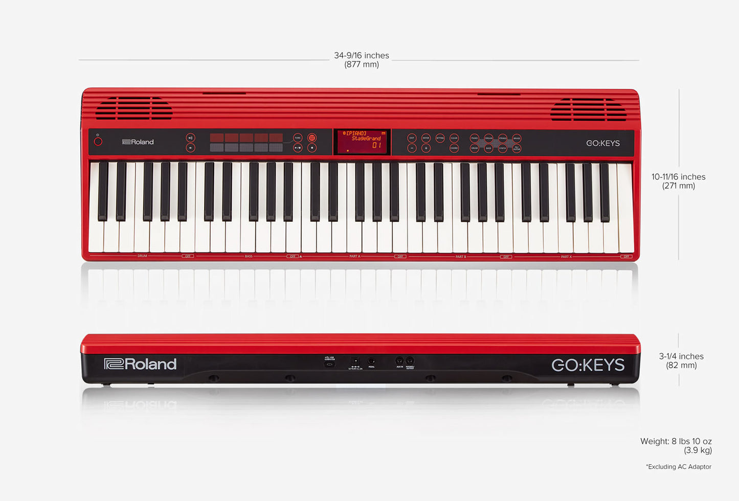 Roland GO:KEYS 61 Key Keyboard