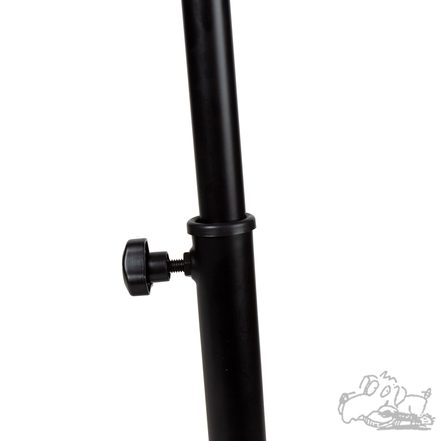 Black Adjustable Acoustic or Electric Guitar Stand
