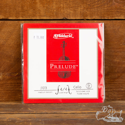Prelude Cello Strings, 4/4 Scale, Medium Tension (Individual Strings C, G, D, A)