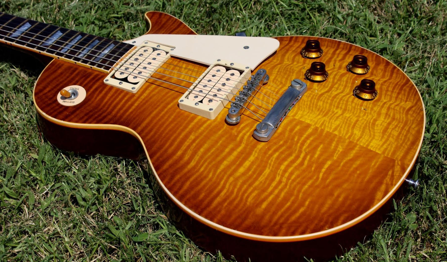 2001 Gibson Custom Shop '59 Reissue Les Paul, Murphy aged with Brazilian Rosewood fingerboard - Garrett Park Guitars
 - 13