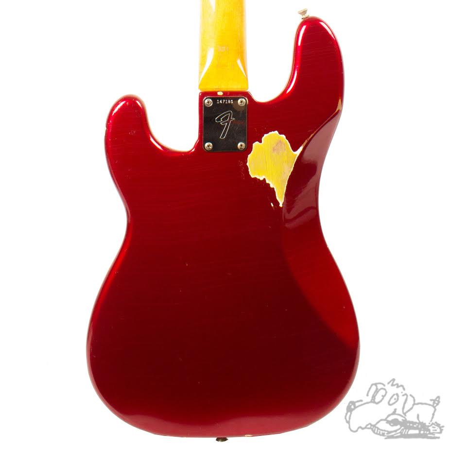 1966 Fender Precision Bass Candy Apple Red