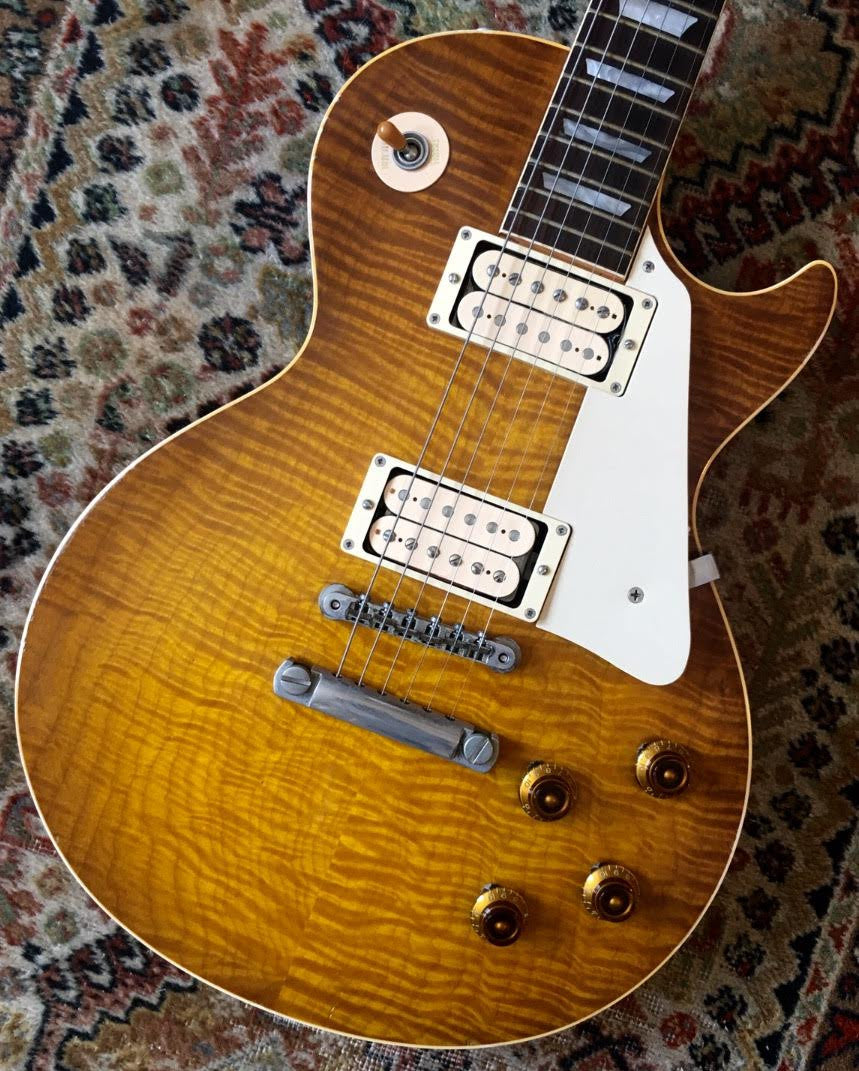 2001 Gibson Custom Shop '59 Reissue Les Paul, Murphy aged with Brazilian Rosewood fingerboard - Garrett Park Guitars
 - 2