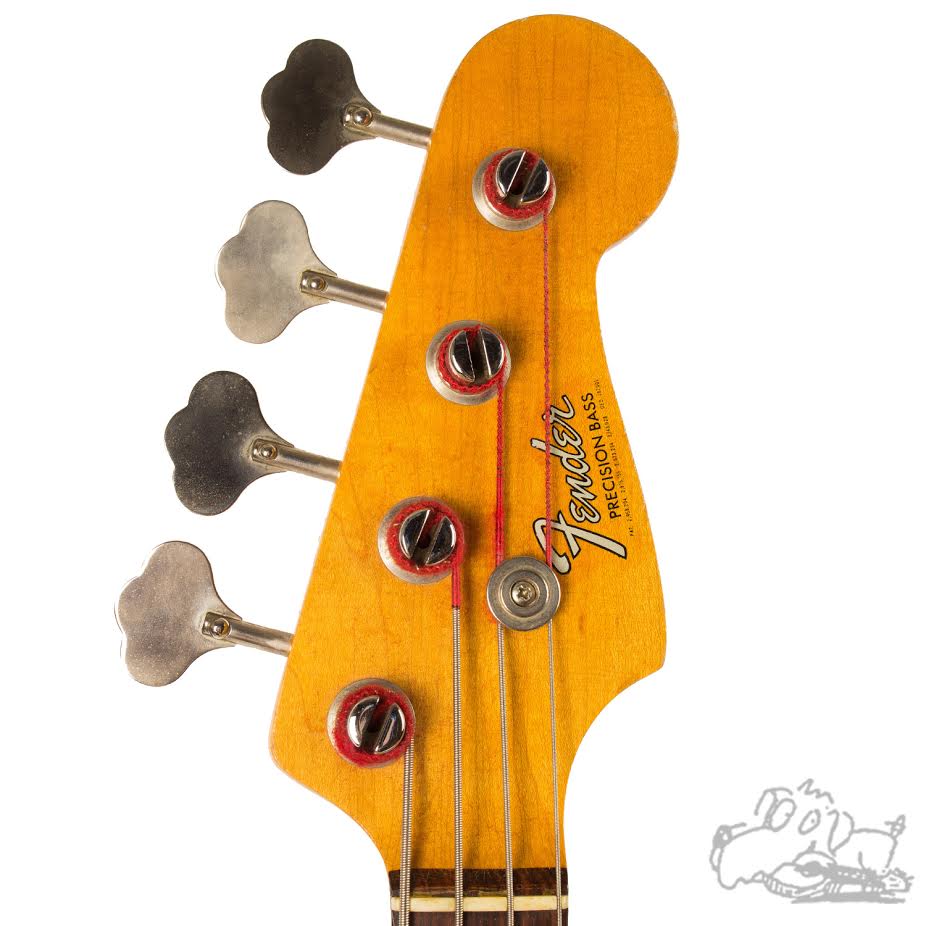 1966 Fender Precision Bass Candy Apple Red
