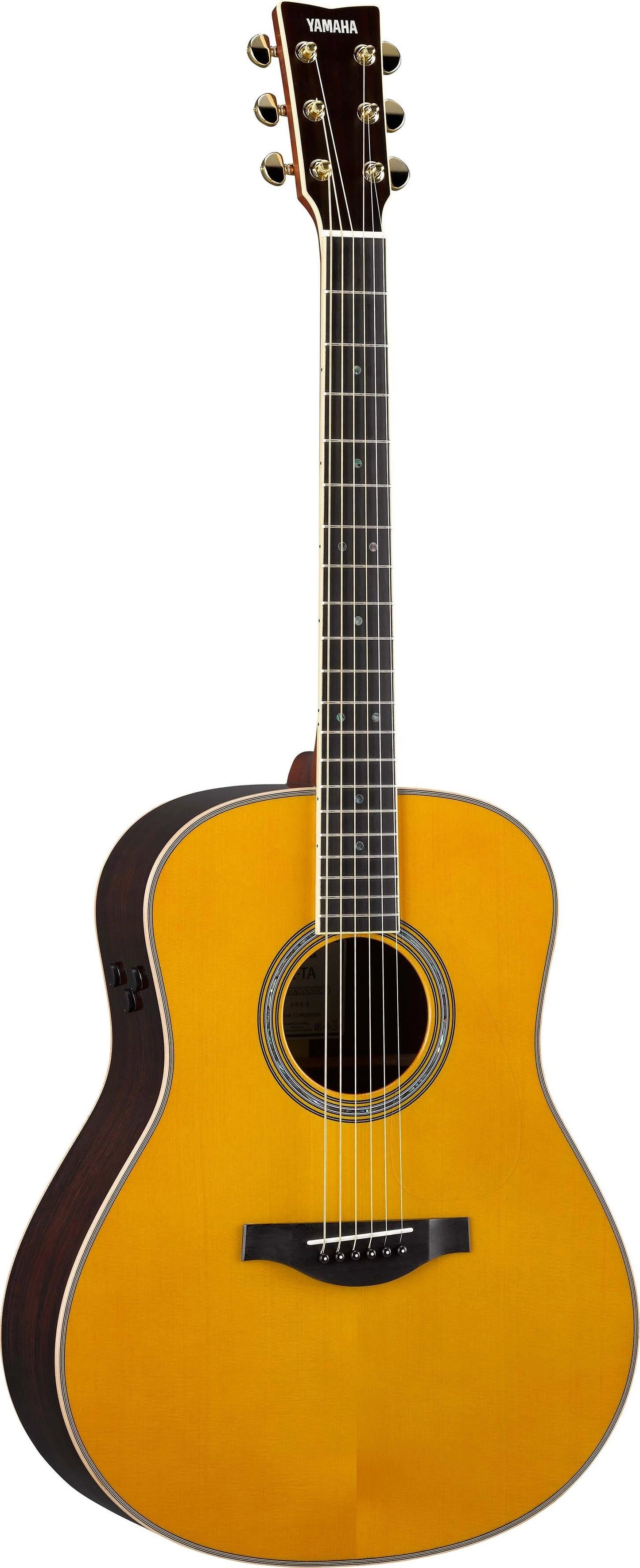 Yamaha LL-TA Transacoustic Guitar - Vintage Natural - with Case.